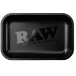 Rolling Tray von RAW Black in Schwarz Rolling Tray aus Metall von RAW Black